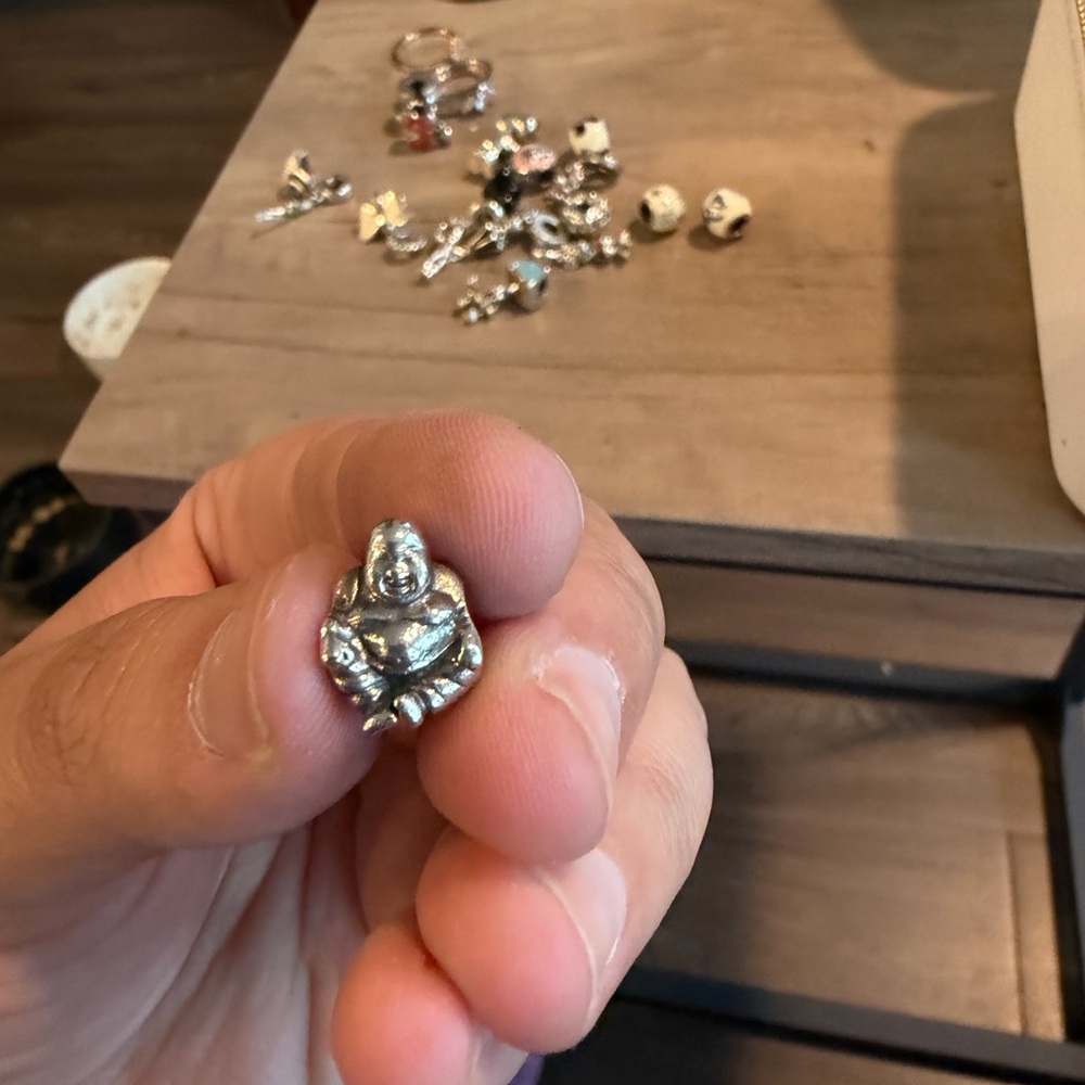 Pandora Silver Laughing Buddha Charm